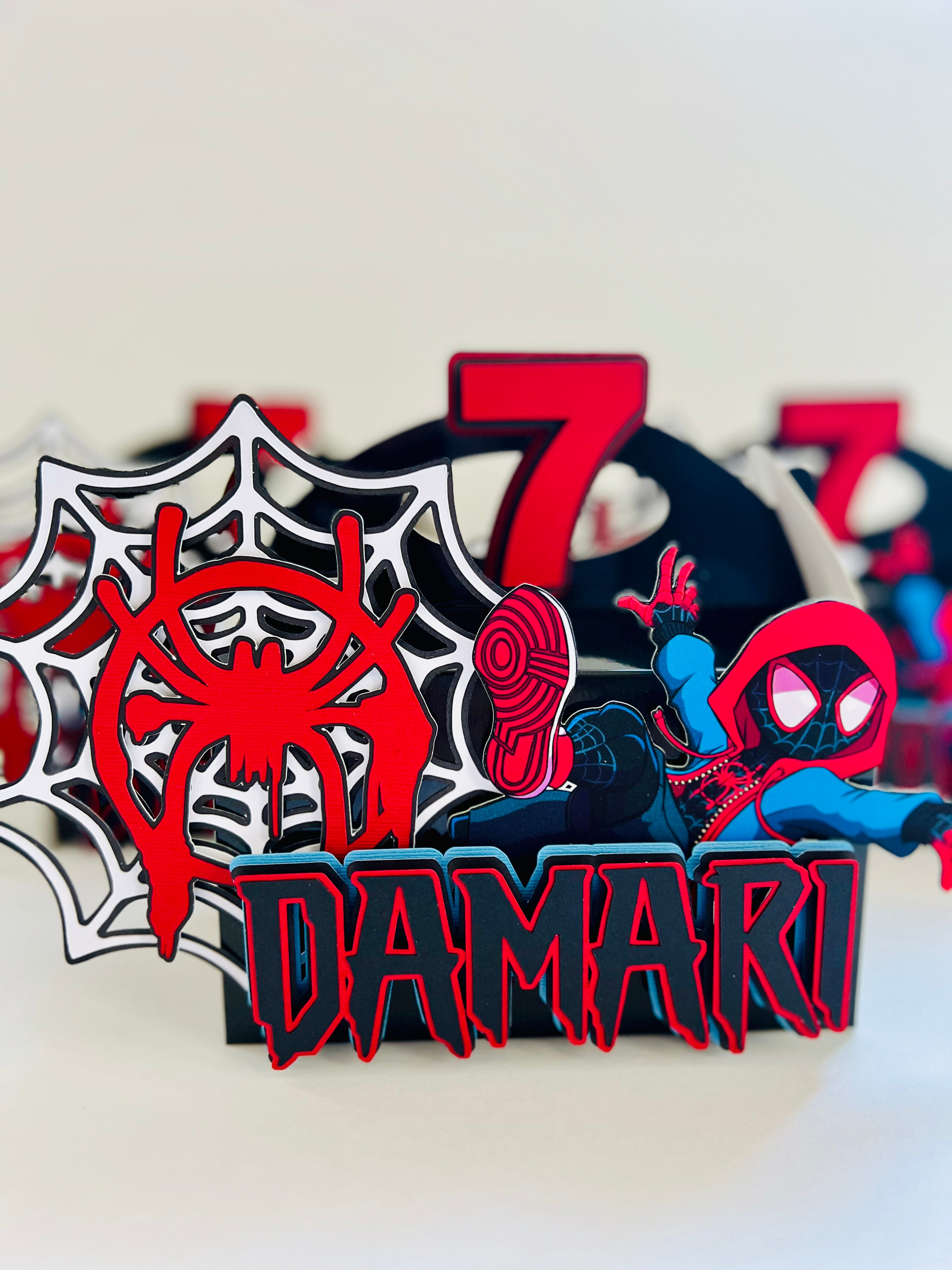 Spiderman Favor Boxes