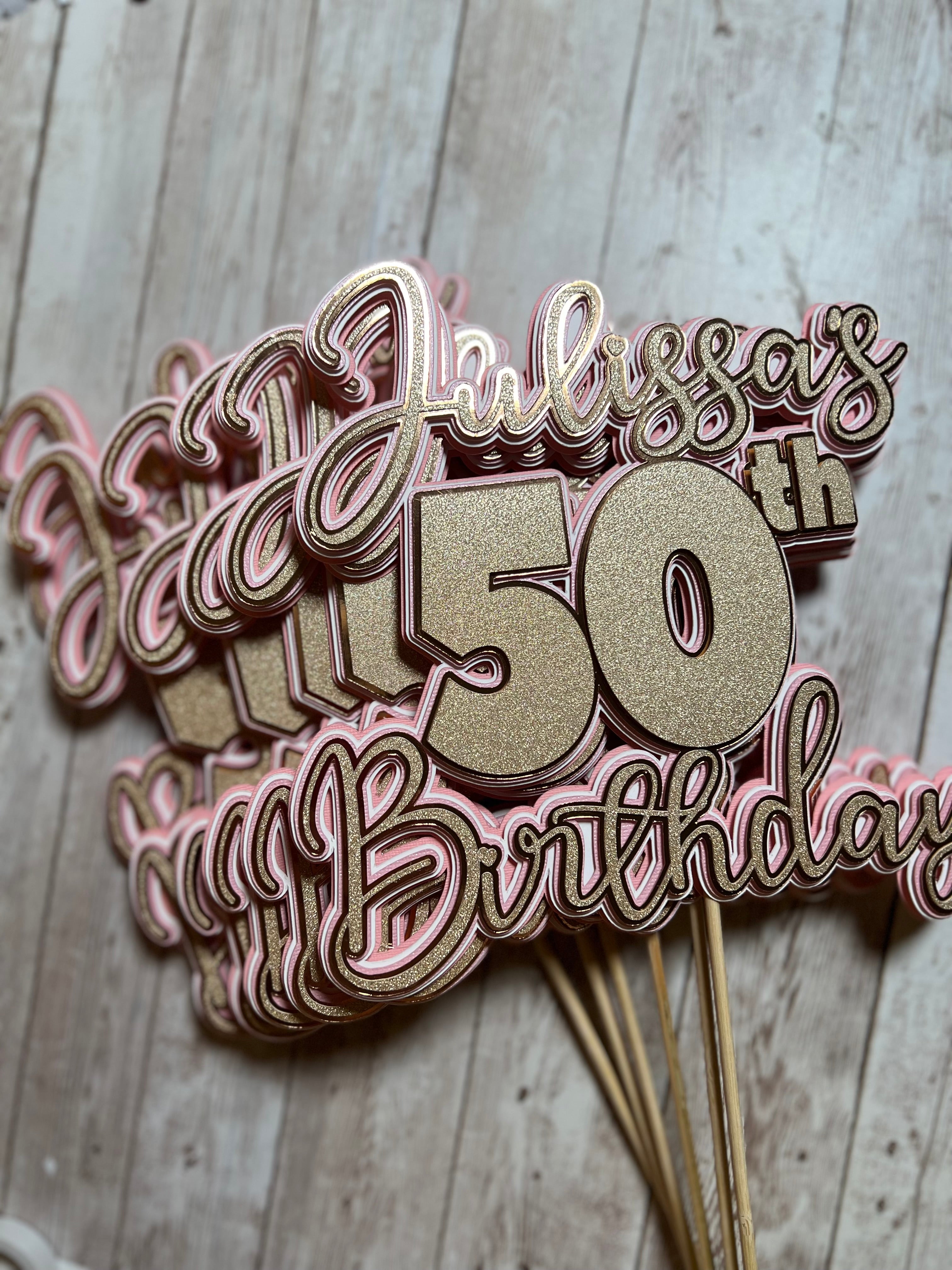 Personalized Centerpieces