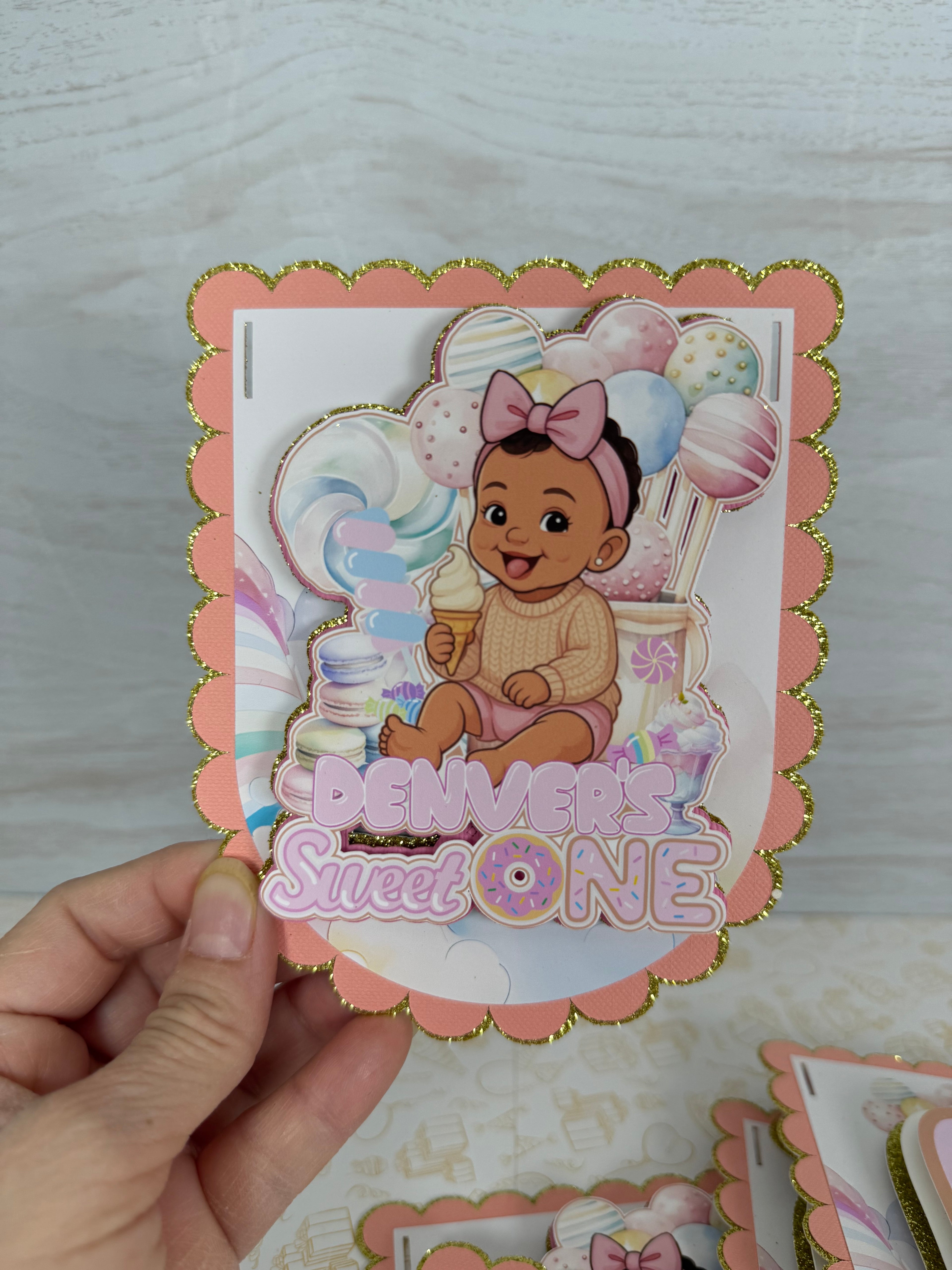 Sweet one birthday banner