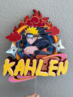 Naruto cake topper