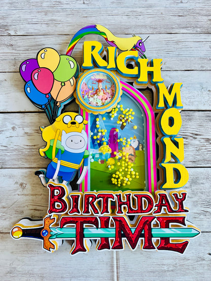 Adventure Time Cake Topper