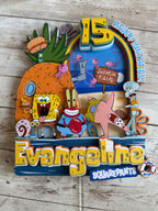 spongebob cake topper