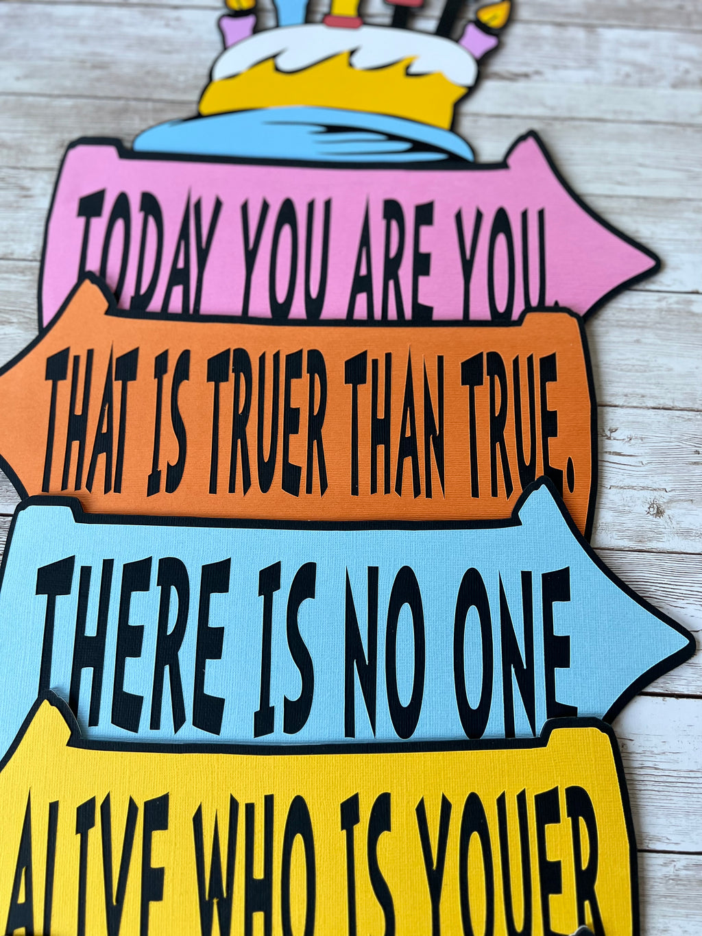 DR SEUSS QUOTE SIGNS