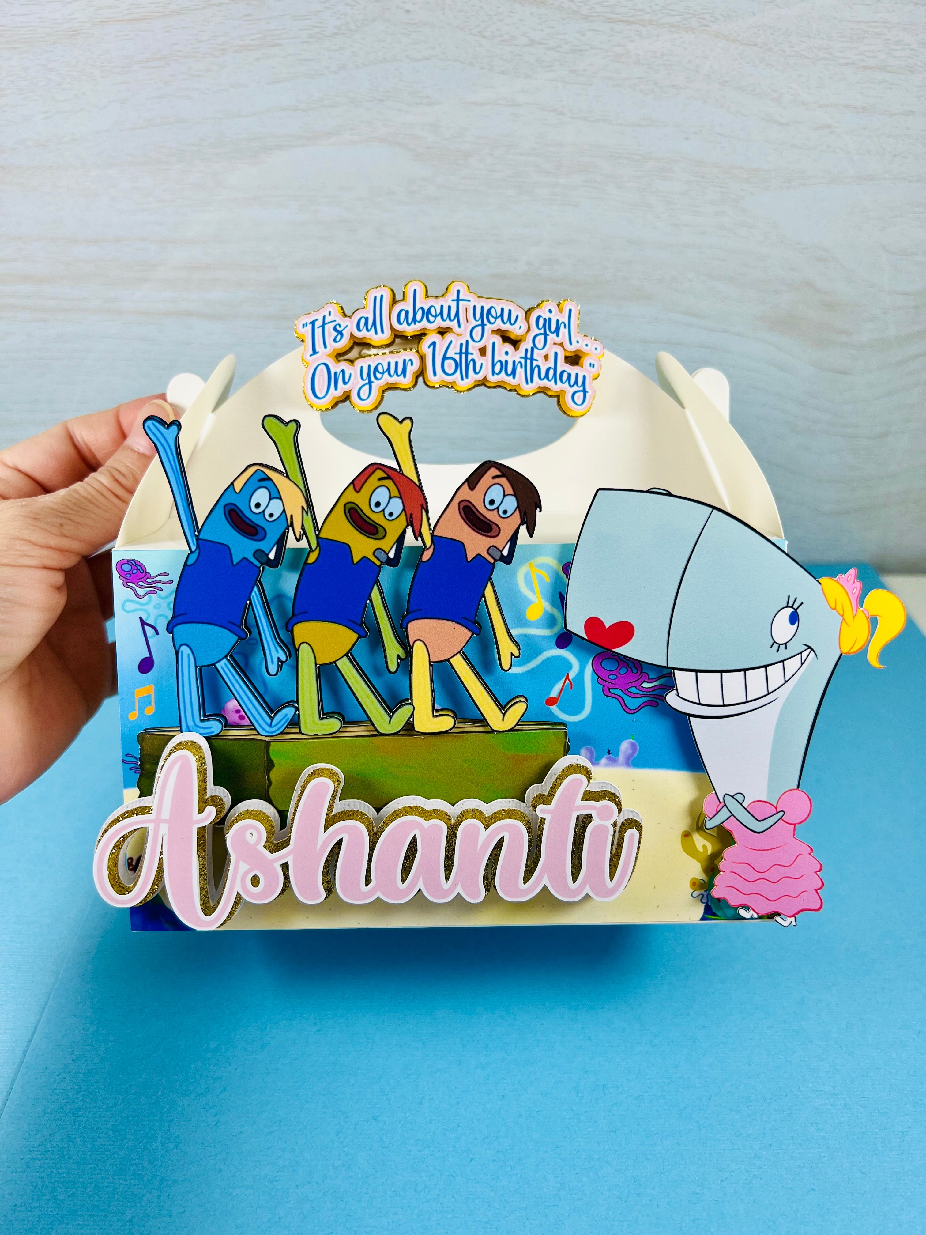 Boys who cry favor boxes, spongebob 