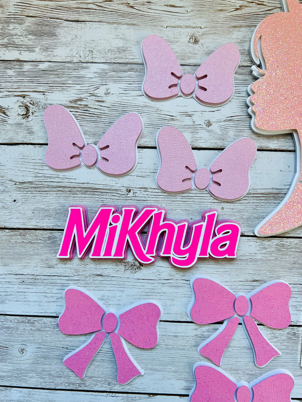 Barbie cake topper