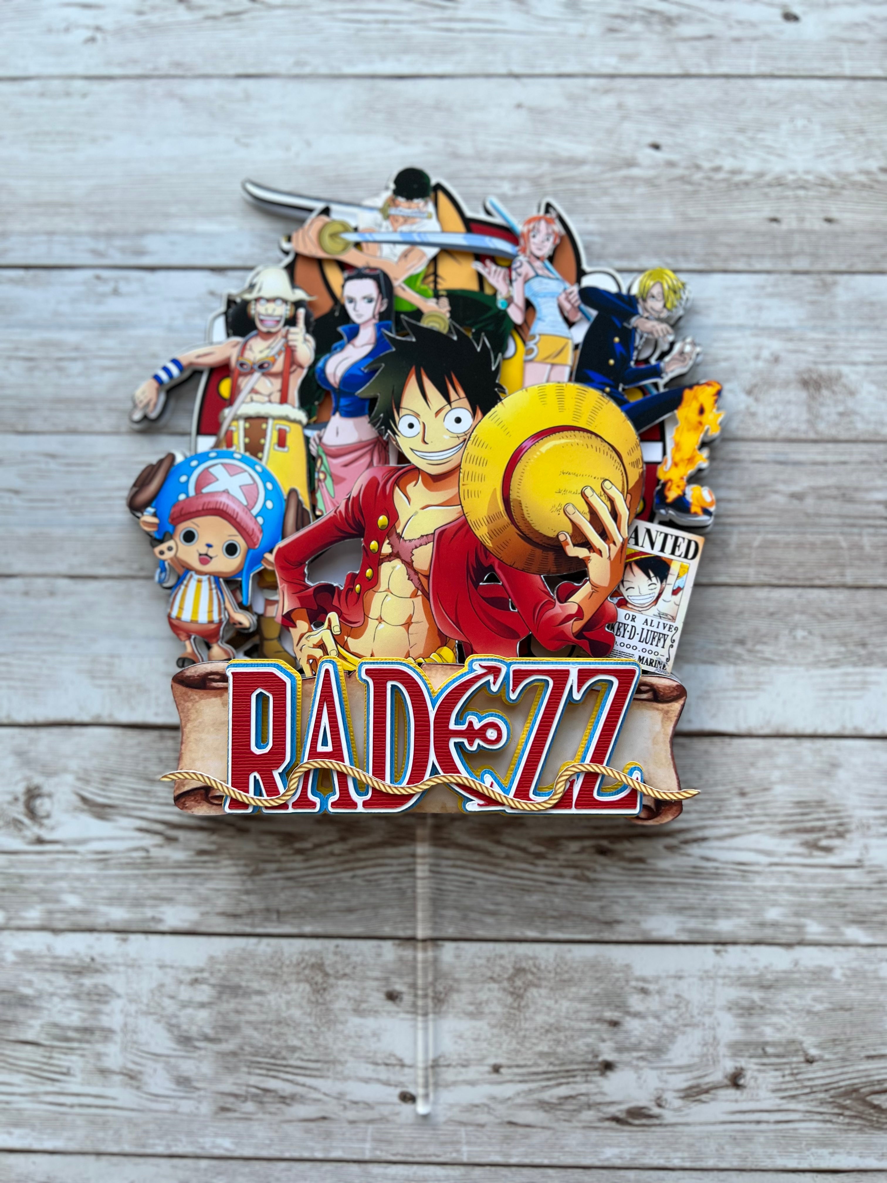 One Piece Cake Topper