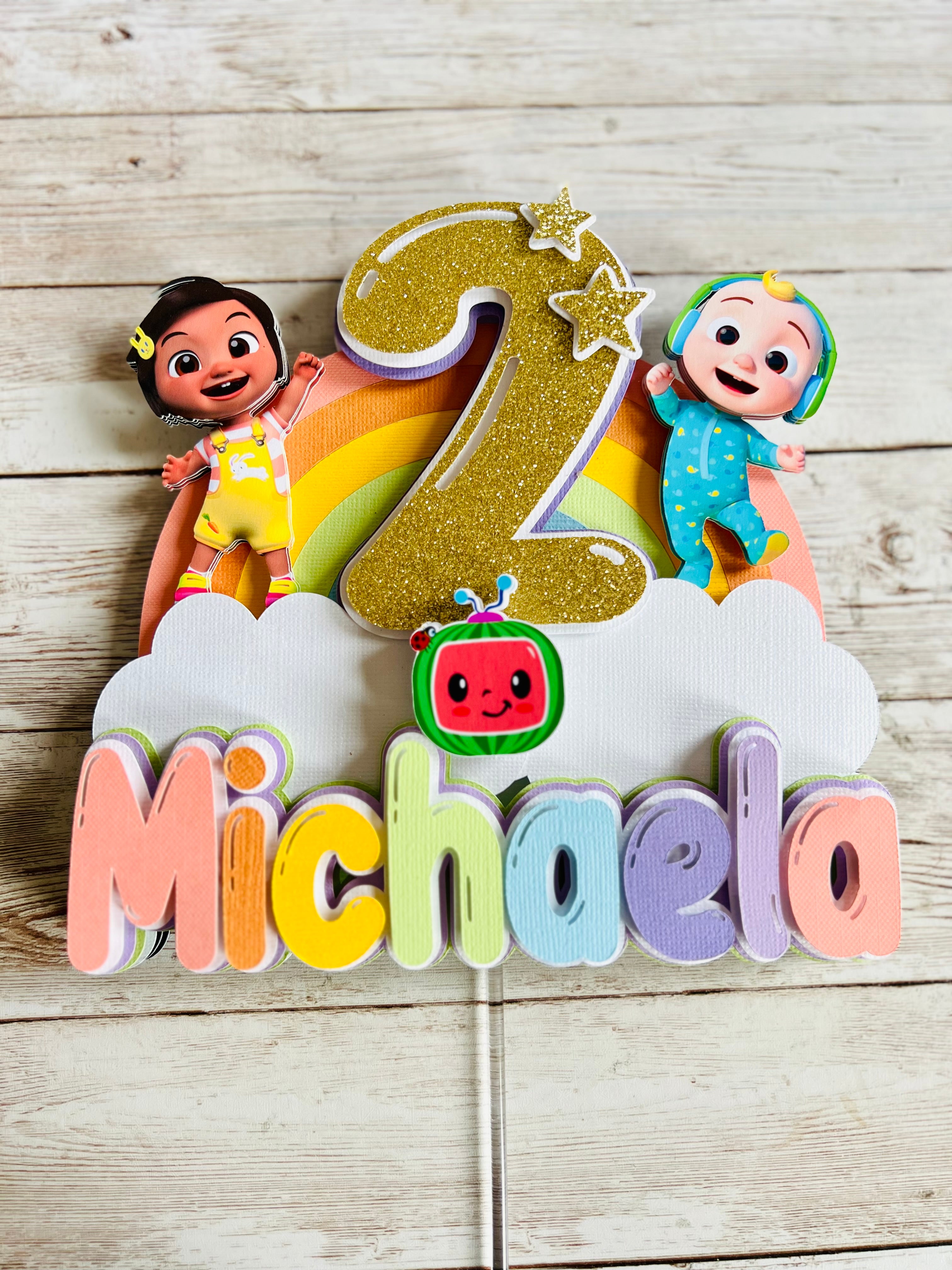 Cocomelon Cake Topper