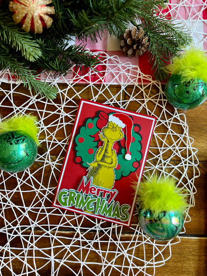 The grinch Christmas card