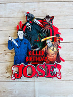 Ghostface cake topper 