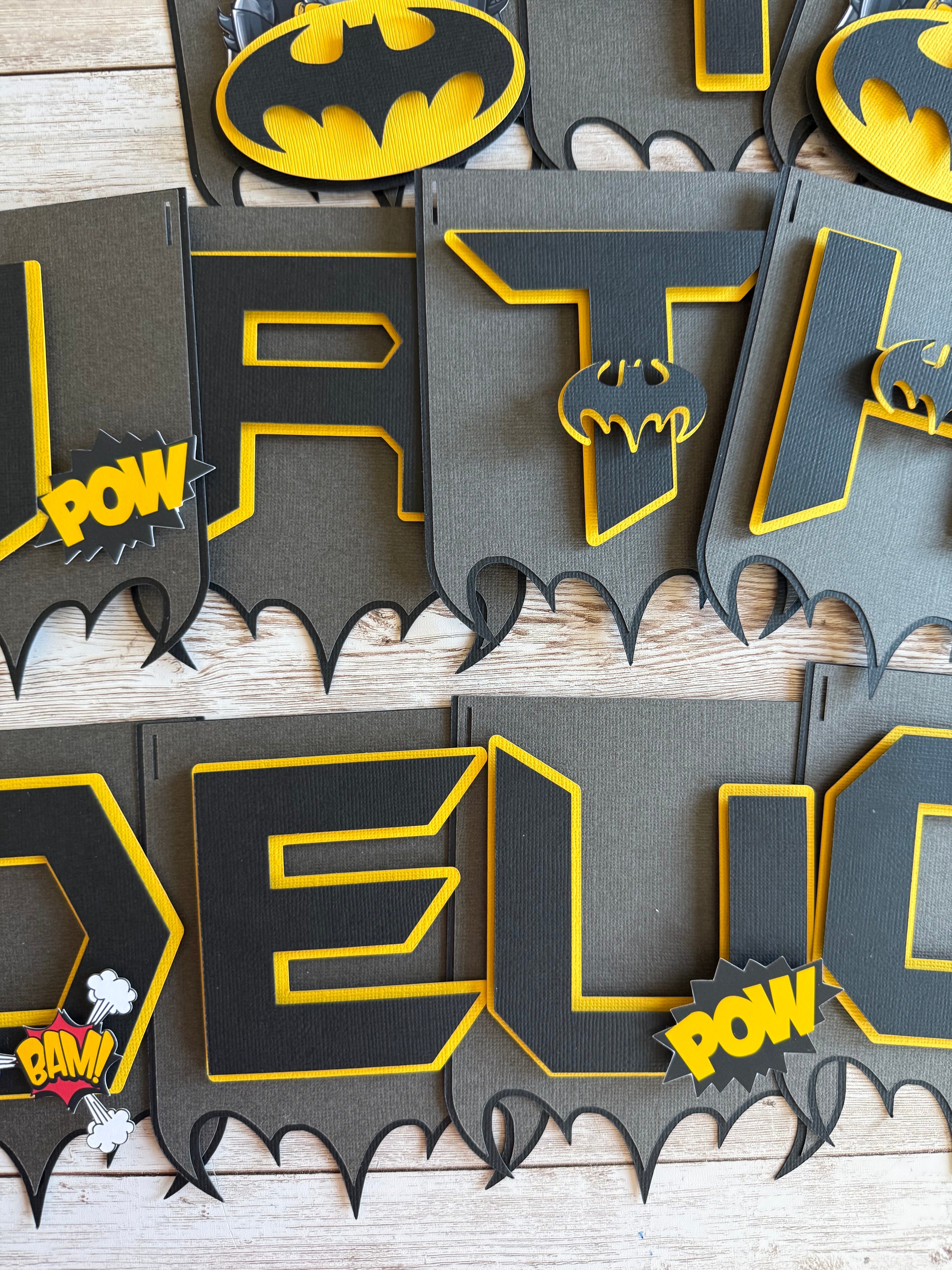 Bat Birthday Banner