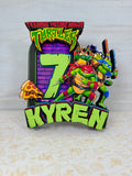 turtle ninja cake topper