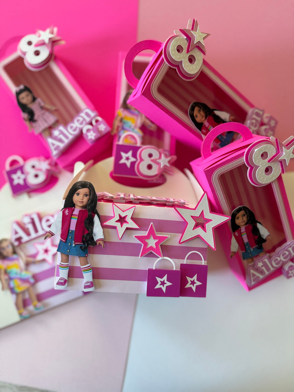 American Girl Favor Boxes