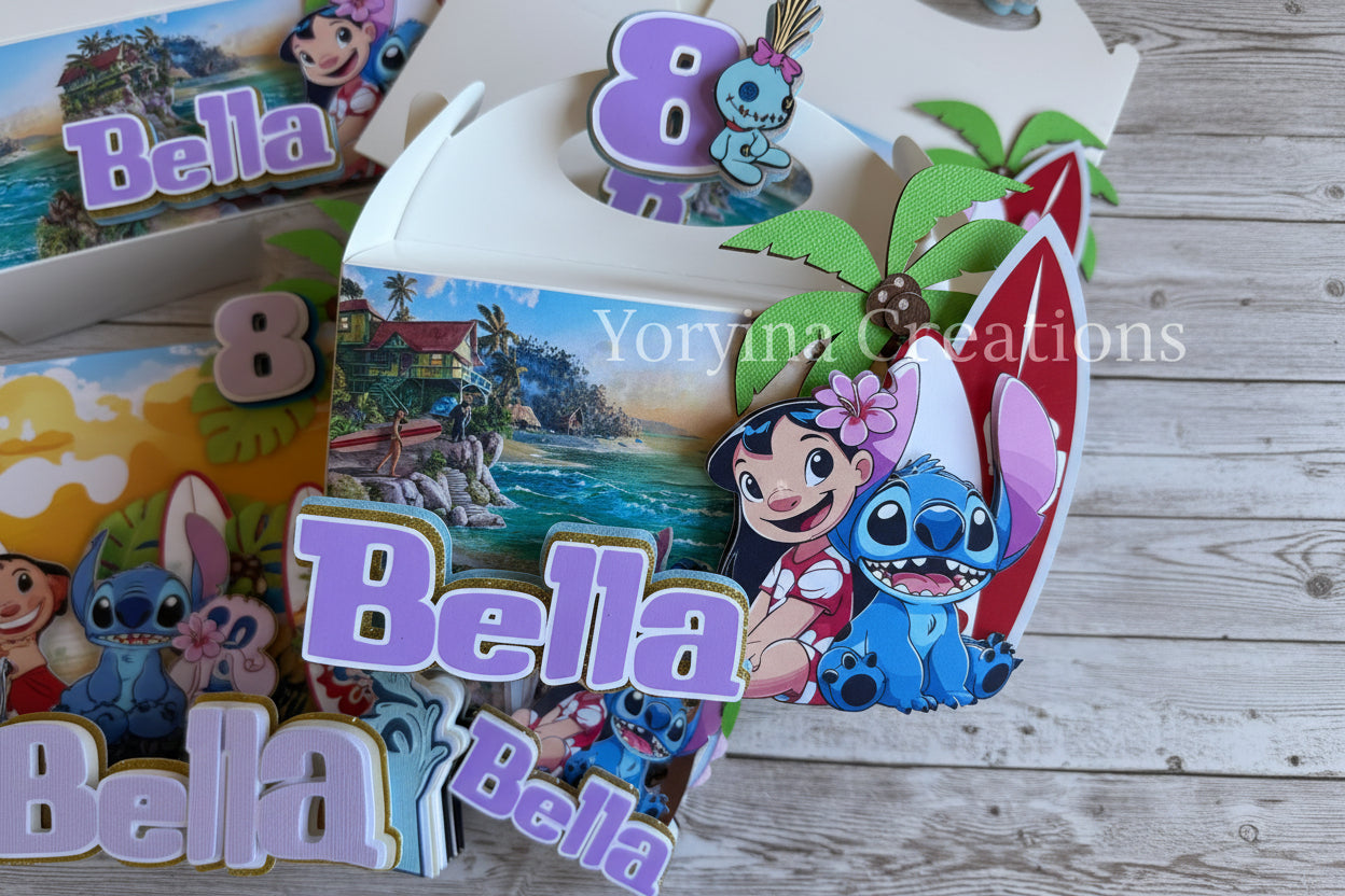 Lilo & Stitch favor boxes