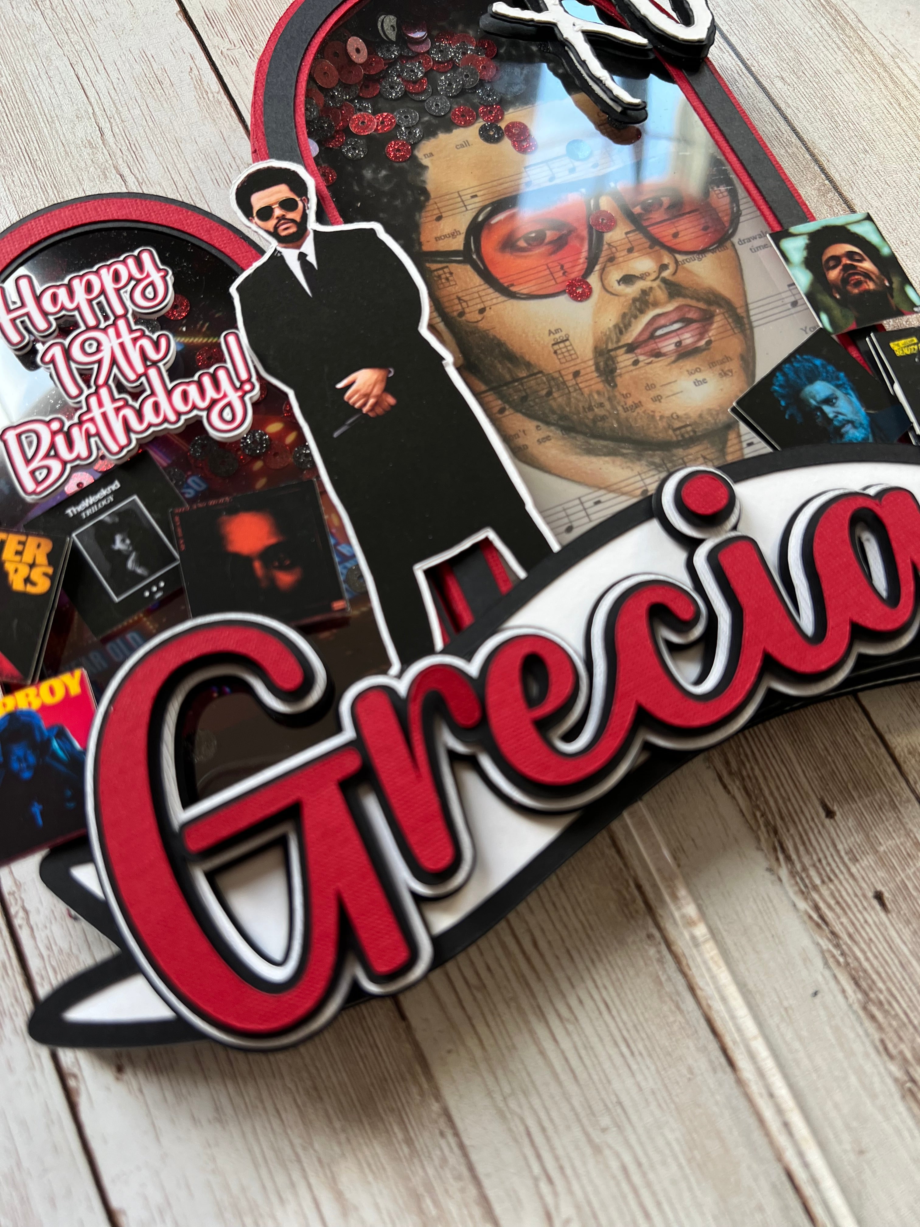 Weeknd Cake Topper