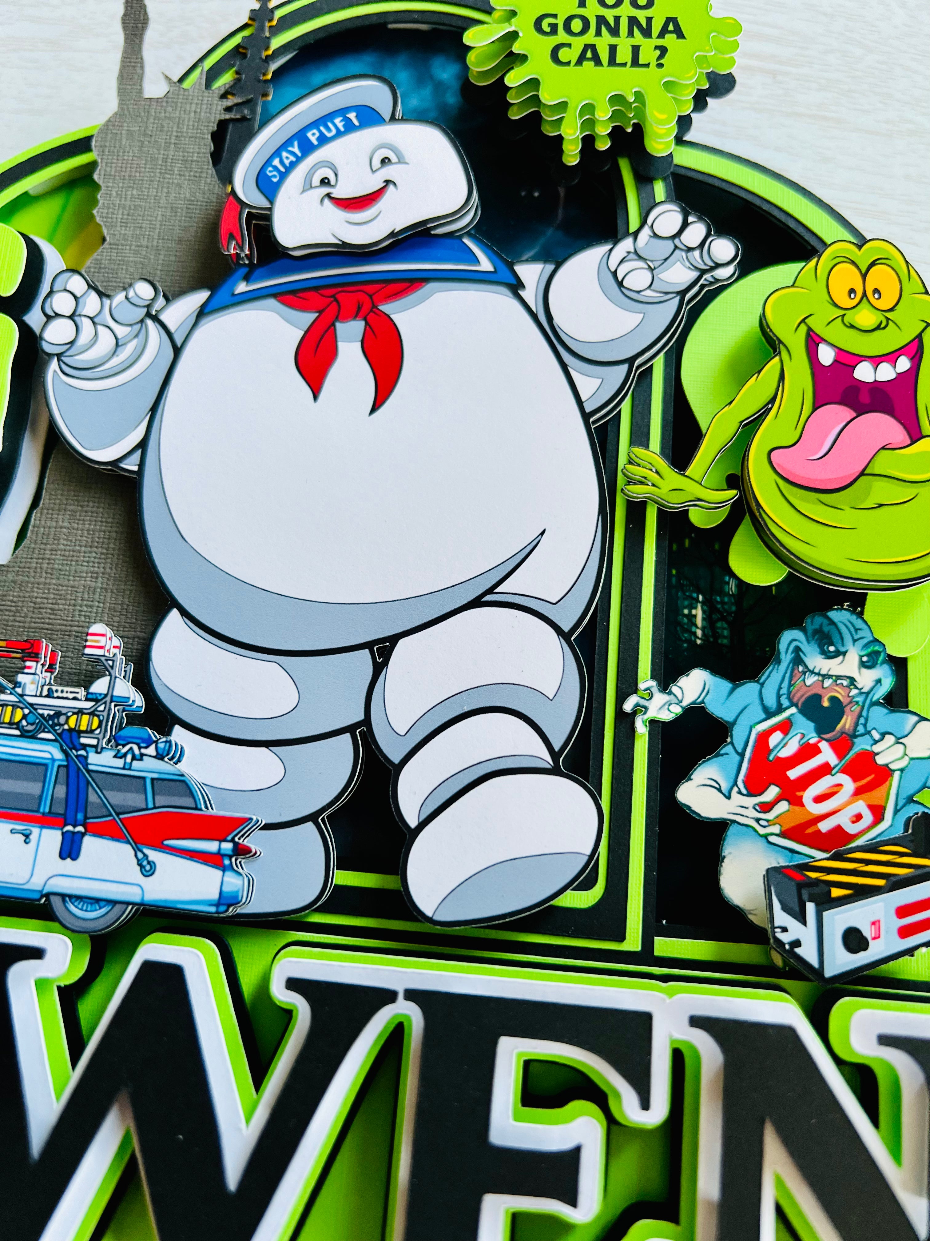 ghostbusters cake topper