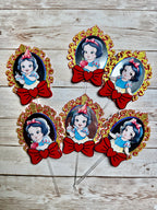 Snow White Cupcake Toppers