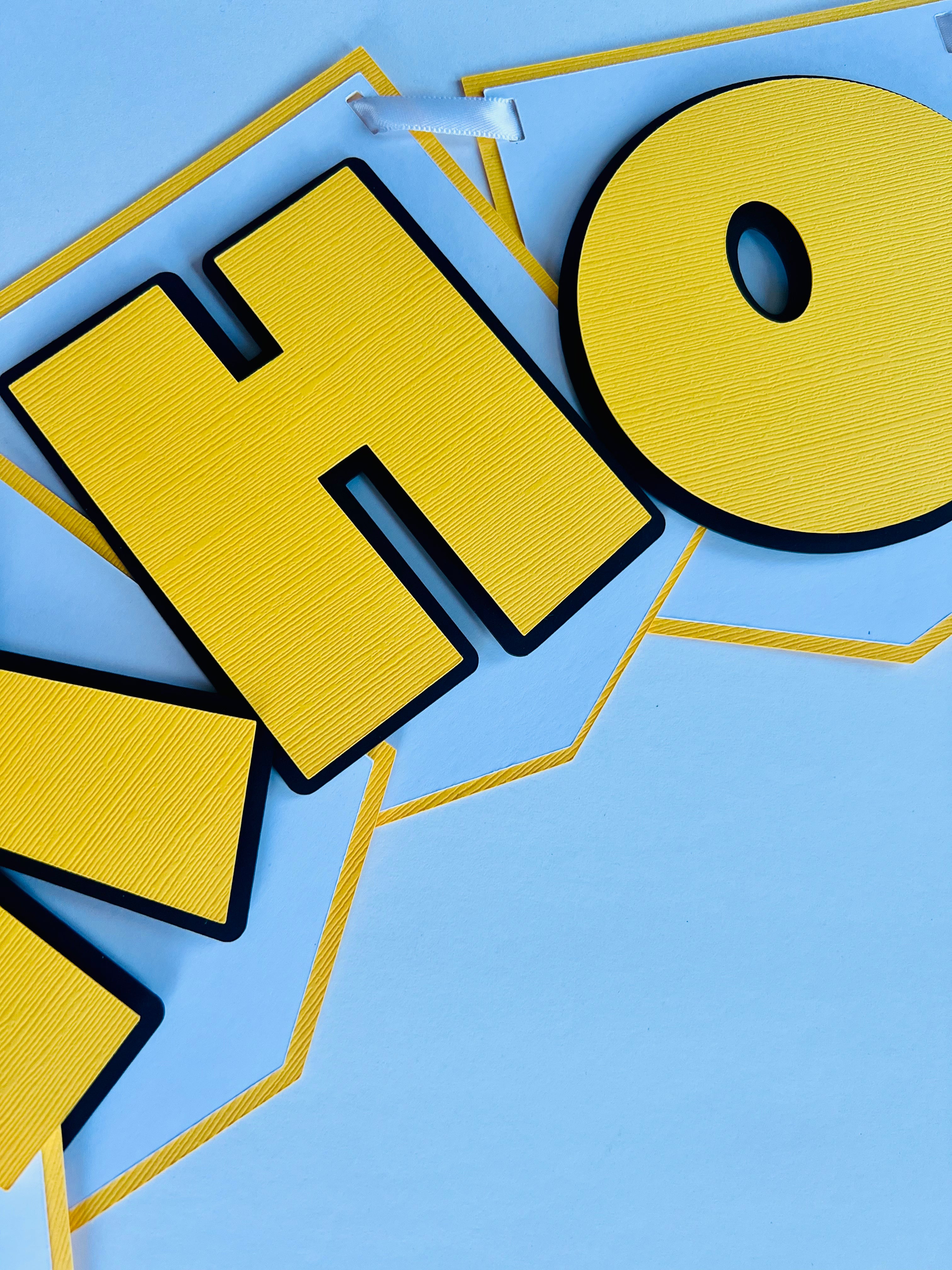 Magic school bus birthday banner 