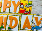 Dr Seuss birthday banner 