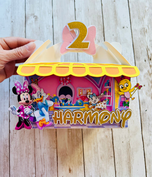 Minnie Mouse Bowtique Favor Boxes