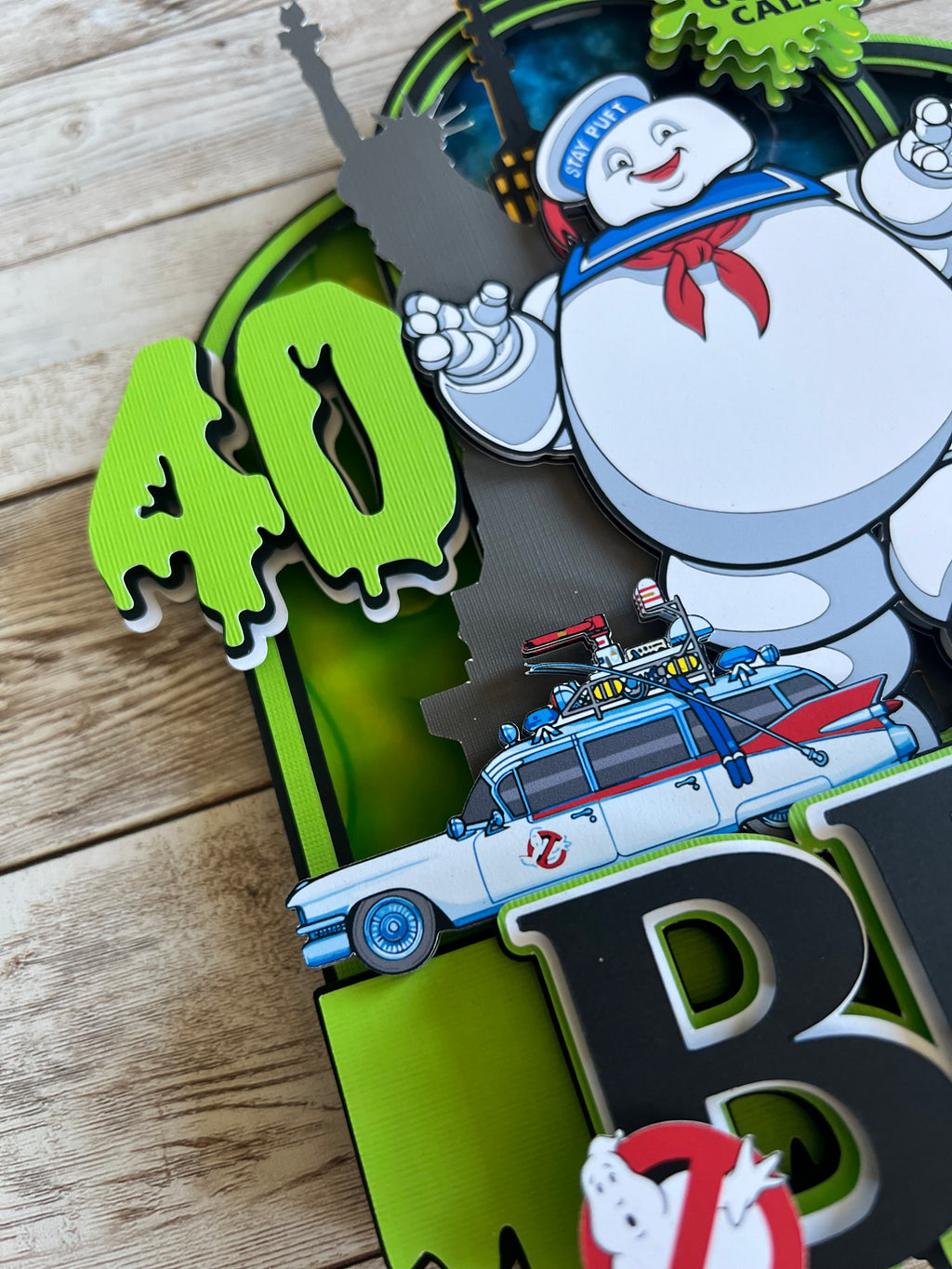 Ghosts Hunters Cake Topper