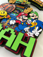 Arcade cake topper