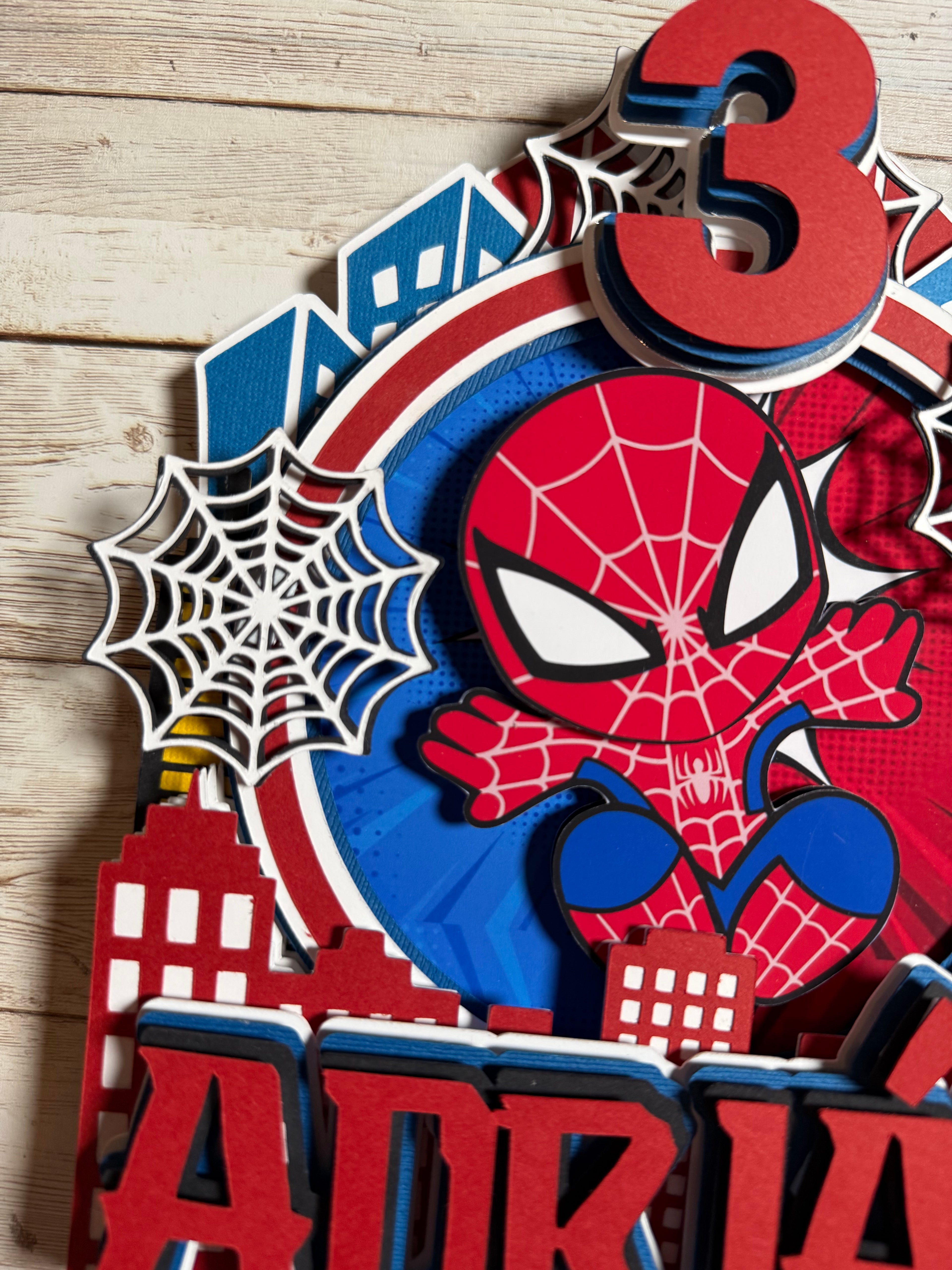 Spiderman Cake Topper