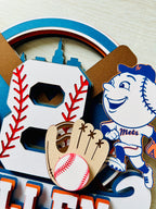baseball cake topper