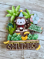 LIttle Monkey Cake topper