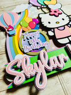 Hello Kitty cake topper