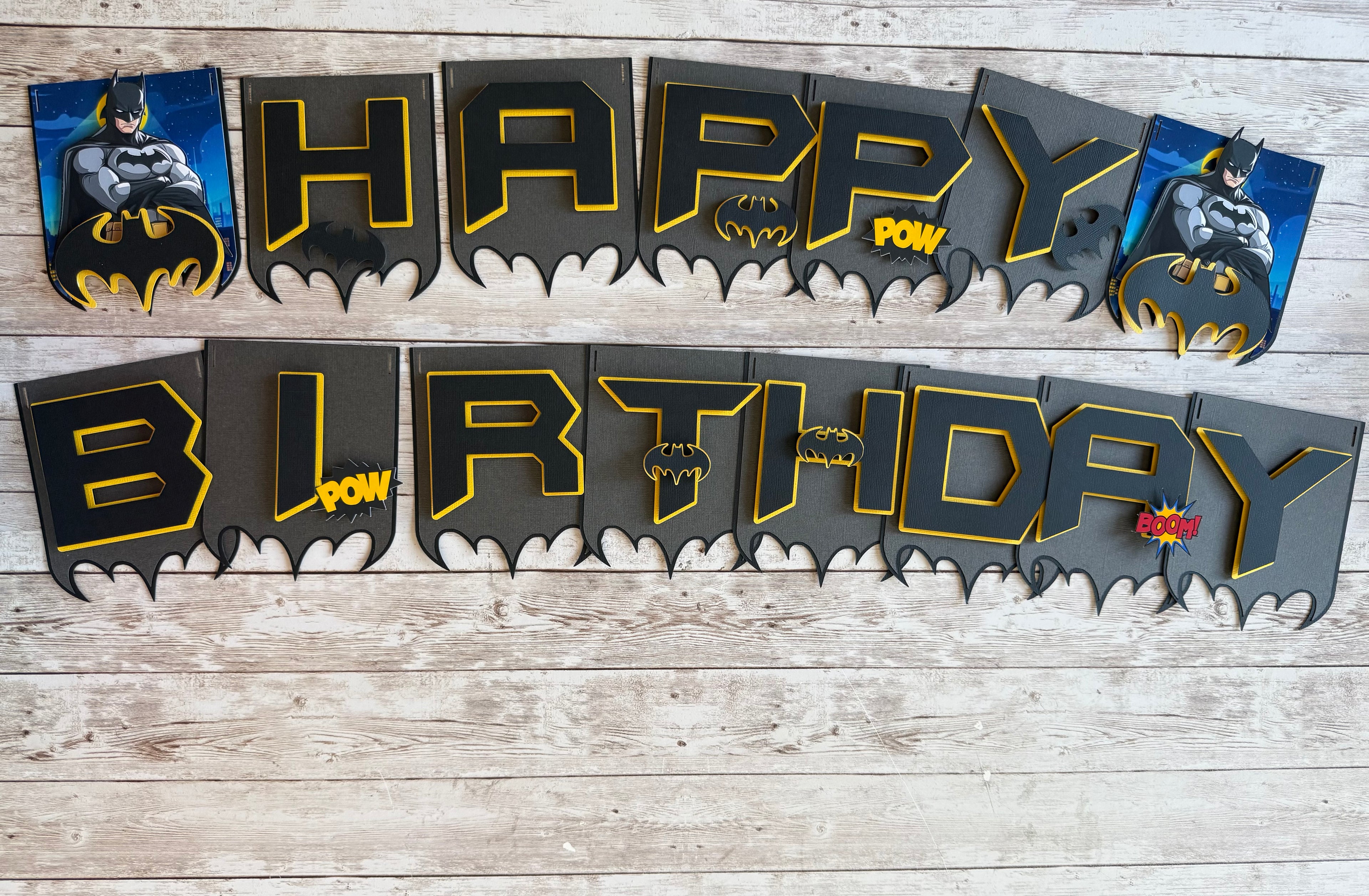 Bat Birthday Banner