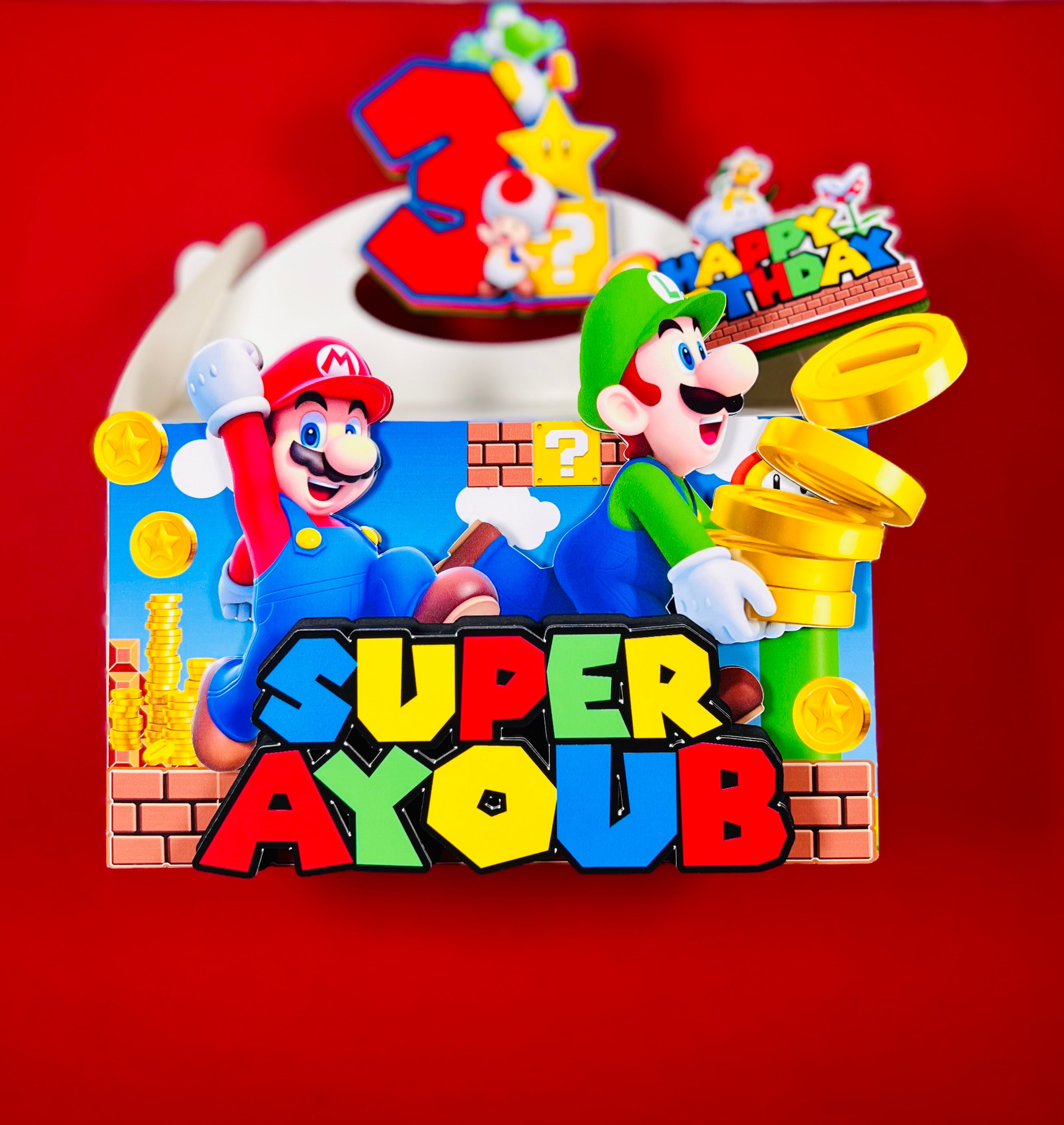 Super Mario favor boxes