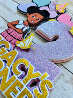 Gracie's corner cake topper