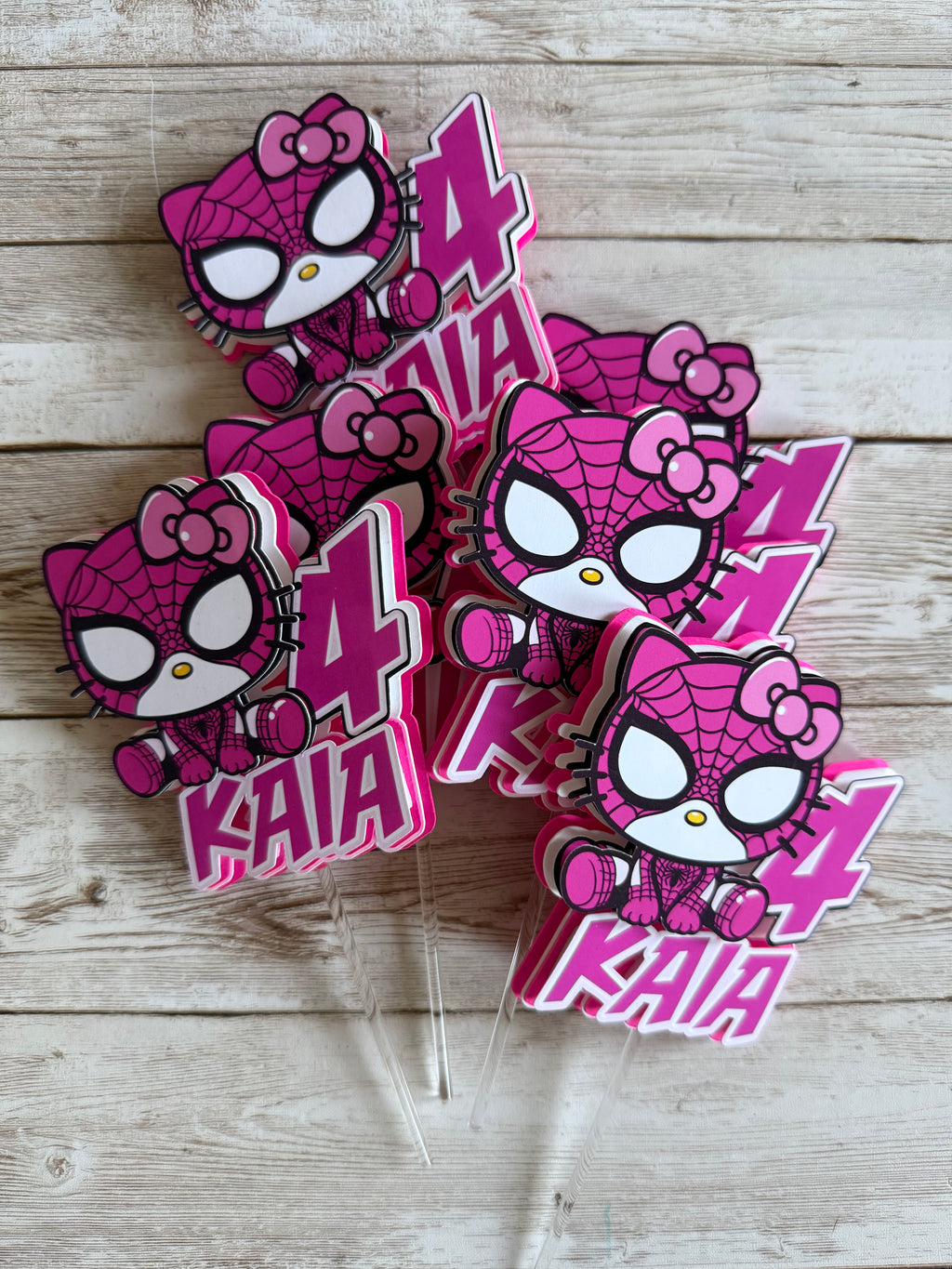 hello kitty cupcake toppers