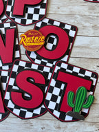 cars birthday banner