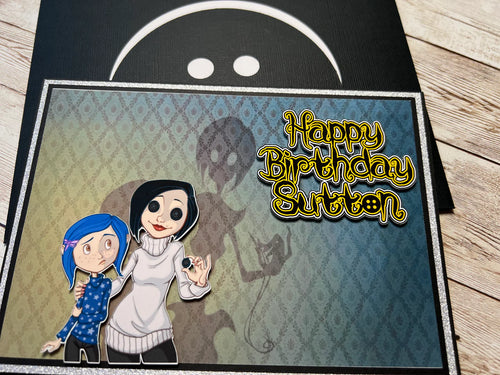 Coraline Birthday Card