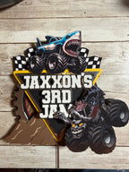 Monster Jam Cake Topper