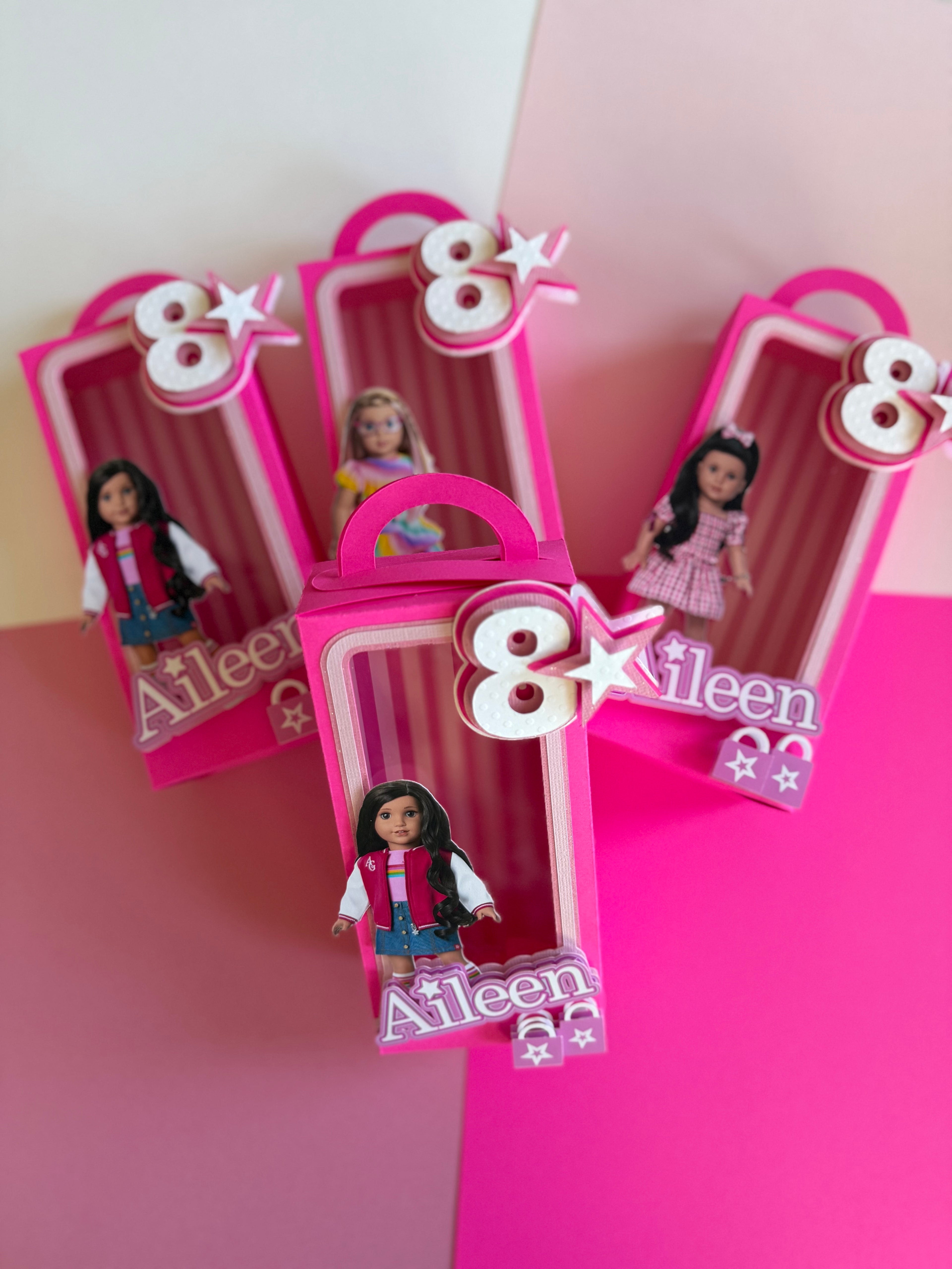 American Girl Favor Boxes
