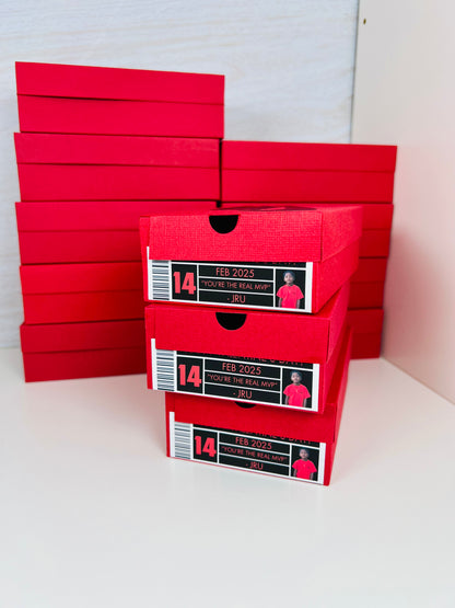 sneaker favor boxes
