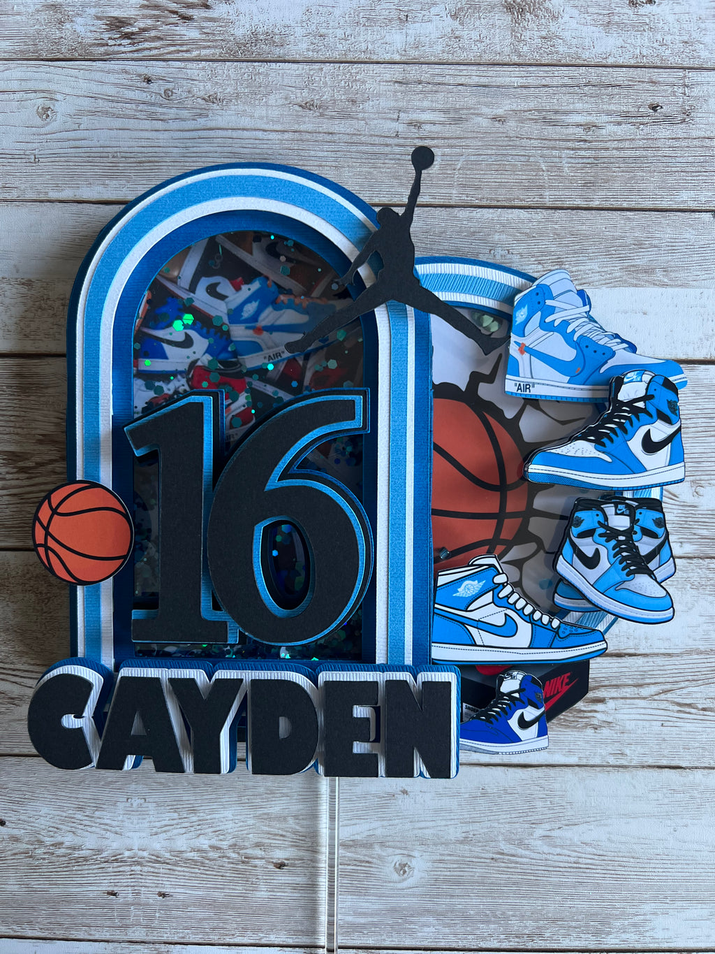 Nike cake topper