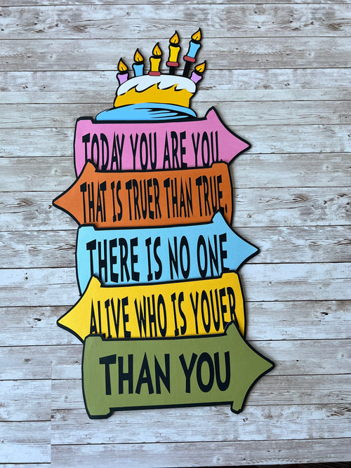 HAPPY BIRTHDAY TO YOU SIGNS