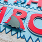 Shark Jaws Birthday Banner