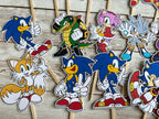 Sonic The Hedgehog Cupcake Toppers