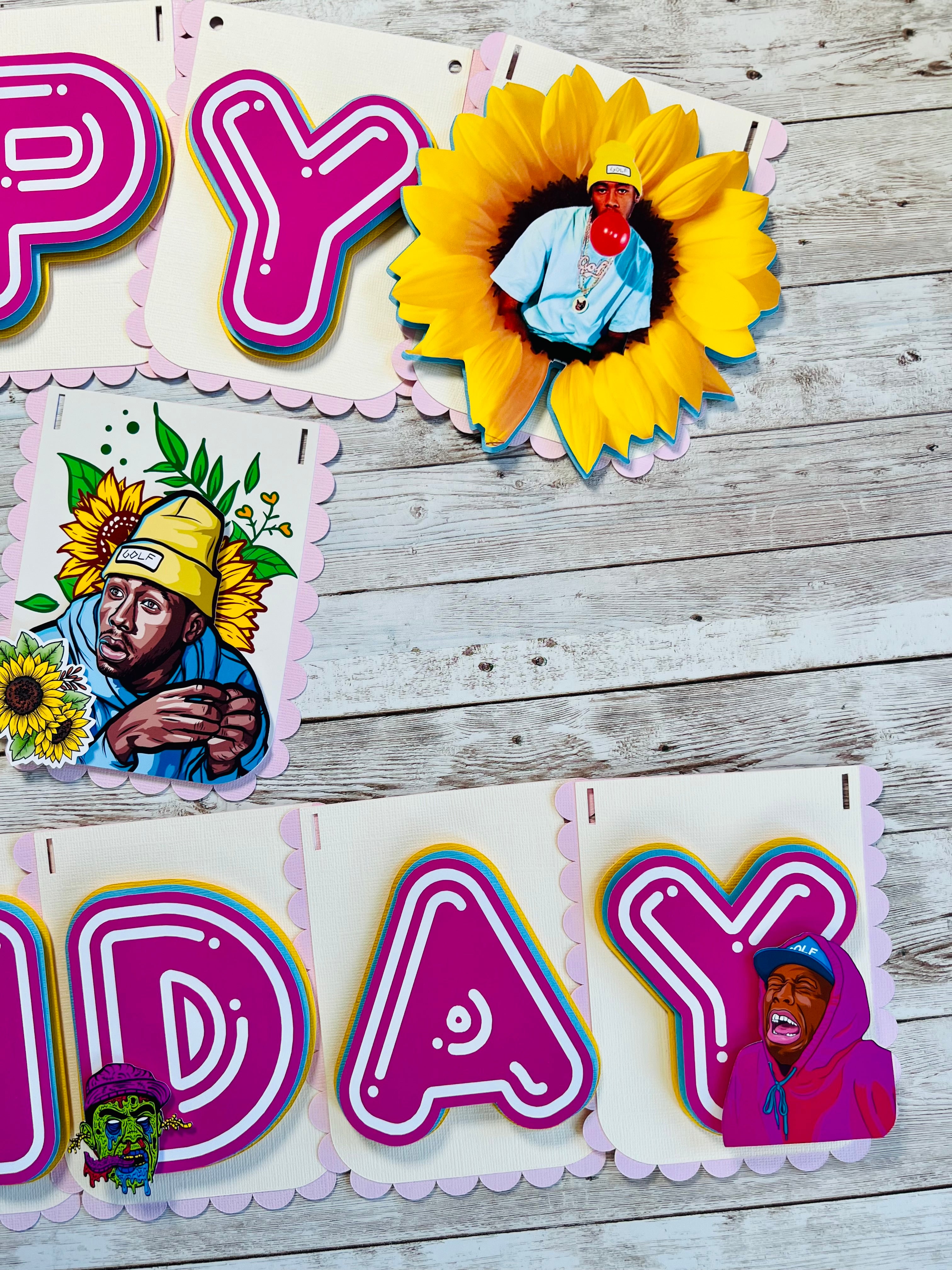 The Creator Cherry Birthday Banner