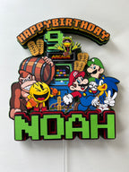 Super Mario bros cake topper