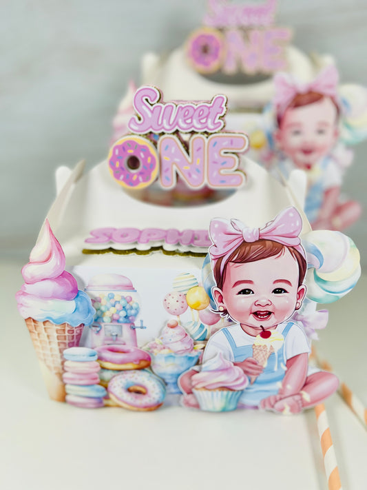 Candyland favor boxes