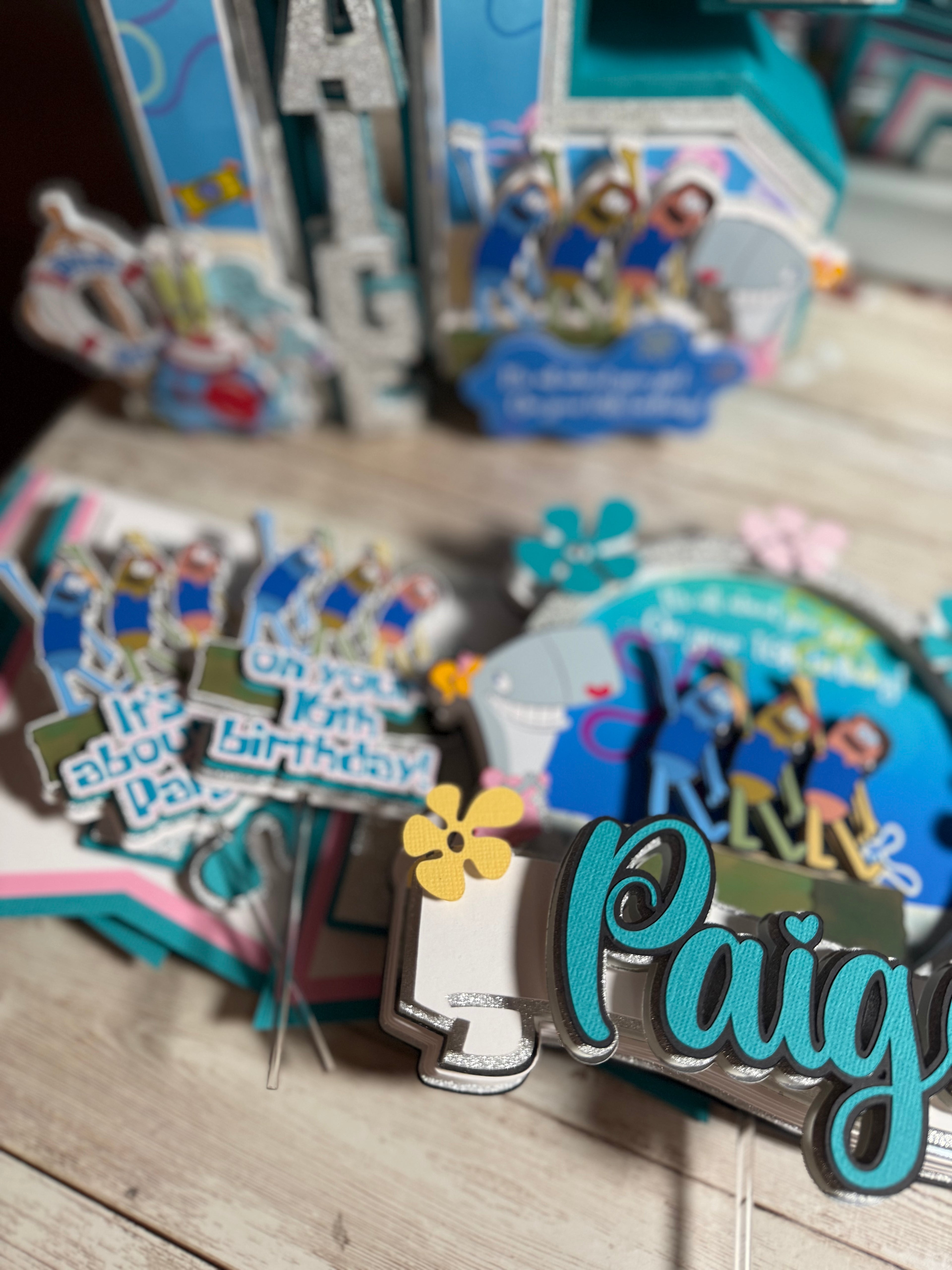 boys who cry cake topper