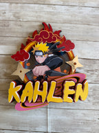 Naruto cake topper