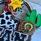 Cowboy cake topper