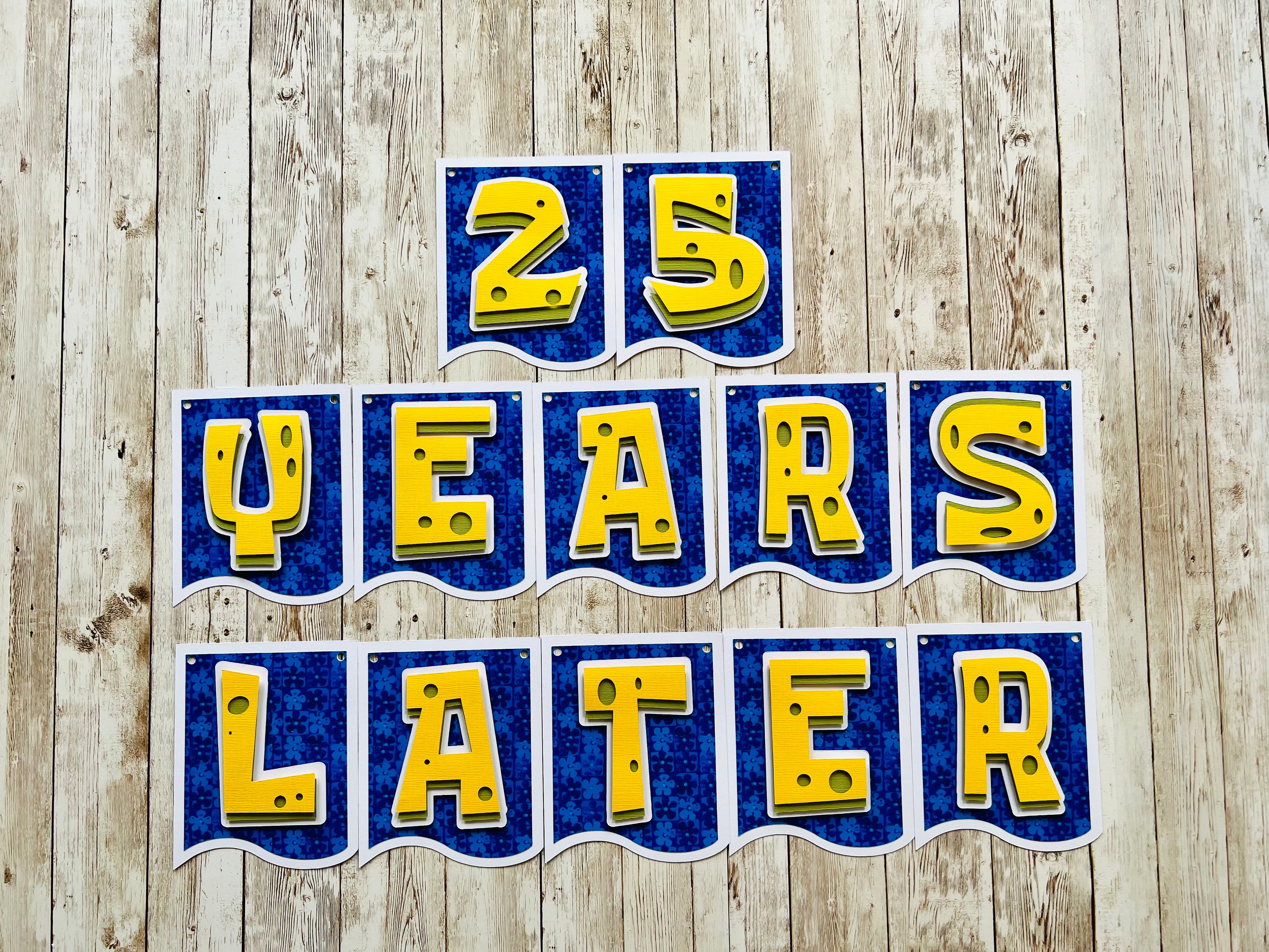 Spongebob birthday banner