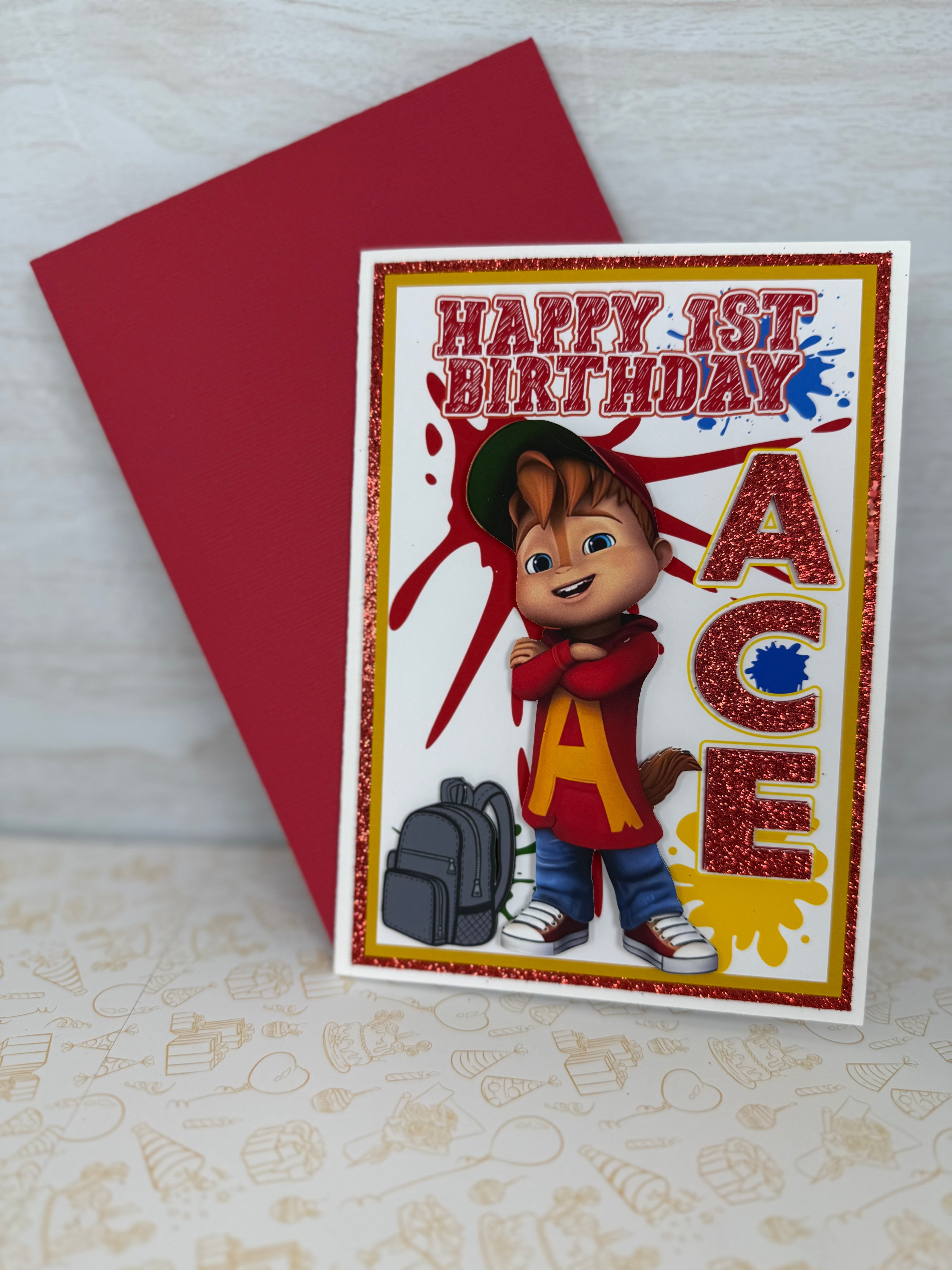 Alvin’s and the chipmunks card